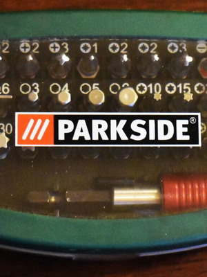 Parkside комплект битове за отвертка с магнитен адаптер