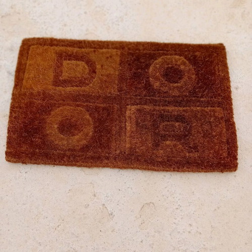 Doormat like new, natural grass, 75x50 cm