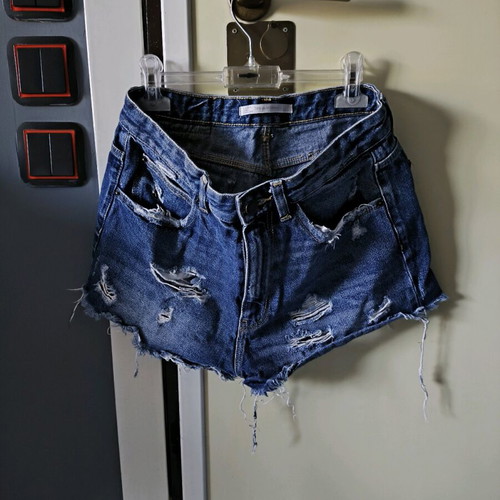 Zara Τζιν Σορτς Σαν Καινούργιο, Μπλε, Νούμερο 36 Small