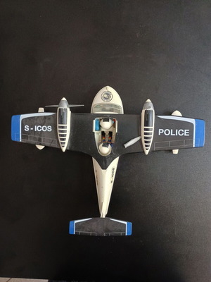 Αεροπλάνο Playmo-Bil S-Icos Police μεταχειρισμένο, 2008, με σπασμένο έλικα