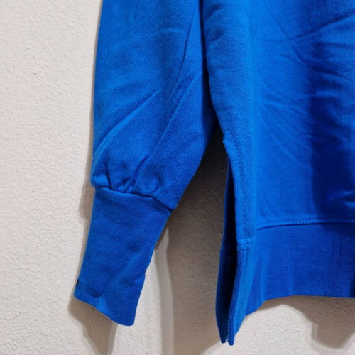 Pink Woman blue oversized sweatshirt like new