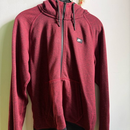 Nike zipper jacket used, red, size M