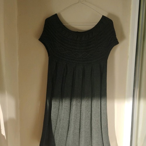 Knitted grey dress one size
