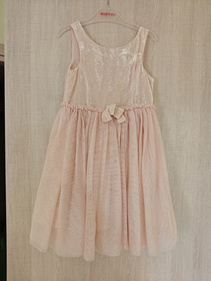 Dress H&M used, pink, size 110-116 cm for ages 5-6