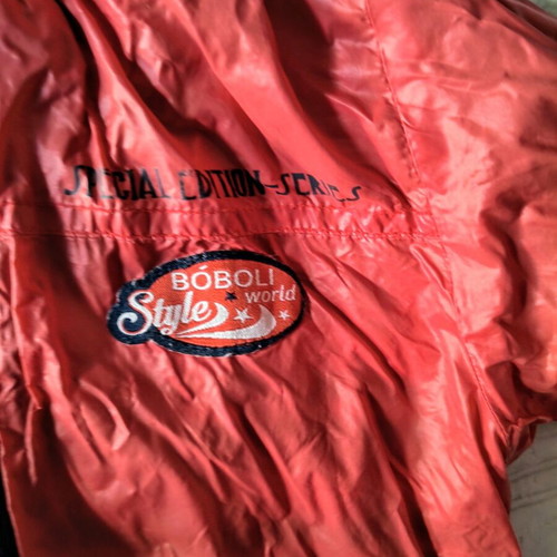 Boboli reversible kids jacket with hood, like new, red