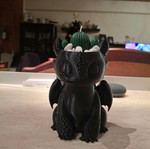 Fury Toothless figure γλάστρακι κατόπιν παραγγελίας