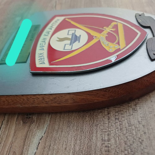 Military plaque used, Greek Army Reserve Officers School emblem