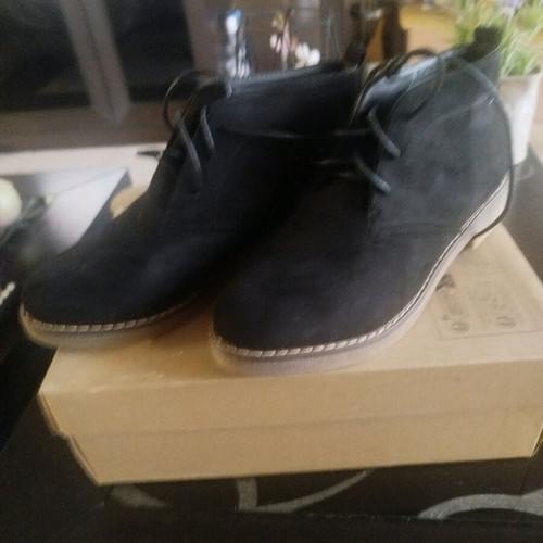 Afeika women's short boots new, size 38, black leather