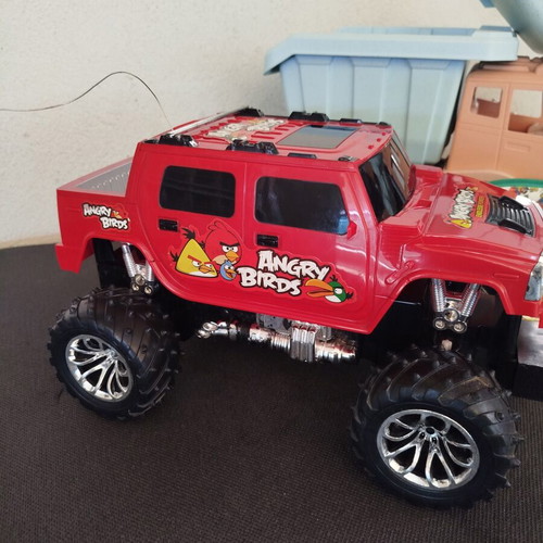 Angry Birds monster truck and beach toy vehicle set