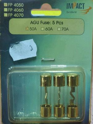 Impact 50A fuse new for car audio system