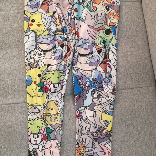 Lotus leggings used, multicolor, size S