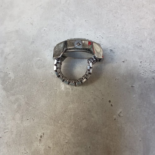 Collectible women's ring watch used, 1980s-1990s, not working