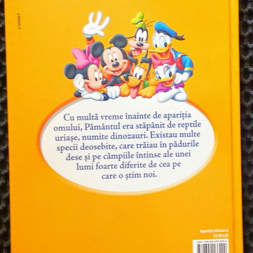 Disney Encyclopedia Dinozaurii used, Romanian language, 2008 edition