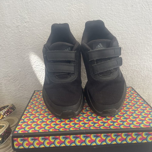 Adidas kids' athletic shoes used, size 31, black