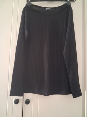 Black blouse like new, medium size