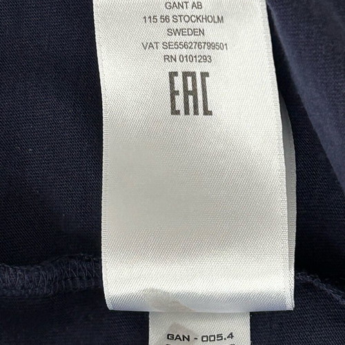 Gant Logo T Shirt L used, blue
