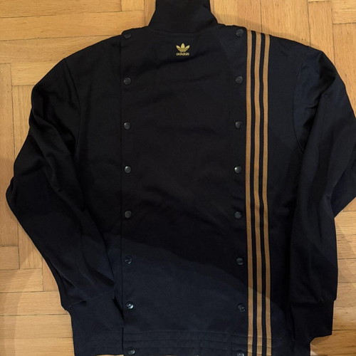 Adidas x Ivy Park 3-Stripes Track Jacket Size S like new black gold