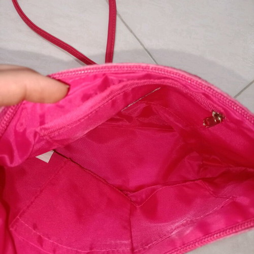 Voi&Noi pink straw shoulder bag like new