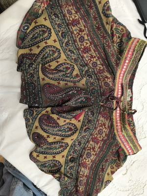 Boho shorts with elastic waist and pockets