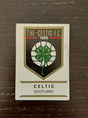Celtic Scotland Panini sticker 1975 like new, rare