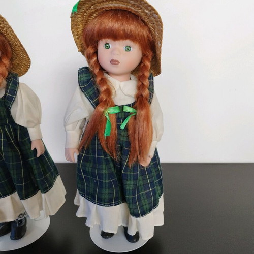 Porcelain doll pair like new, height 30cm