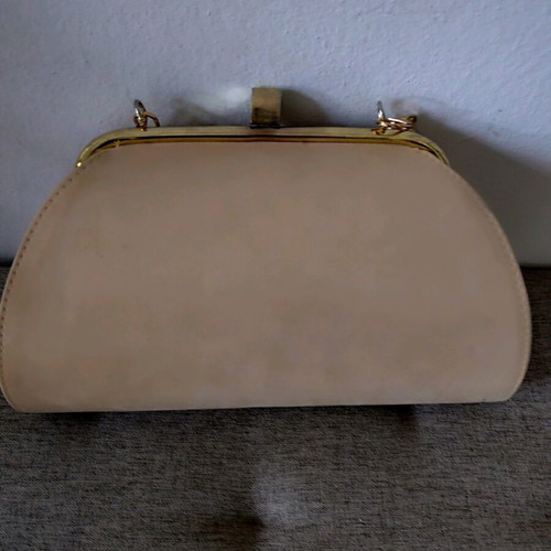 Vintage beige shoulder bag like new