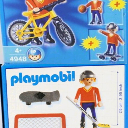 Playmobil 4948 - 4949 multisport 2002 like new, set