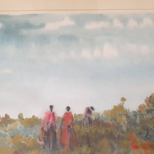 Painting by Vasilis Mavrogiannis used with minor frame damage