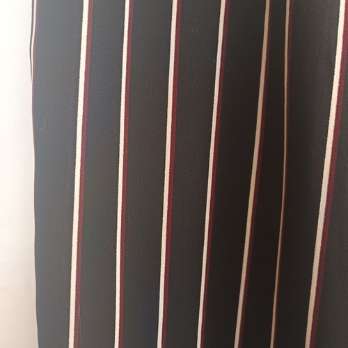 ZARA Black Striped Wide-Leg Pants With Elastic Waistband Like New XS