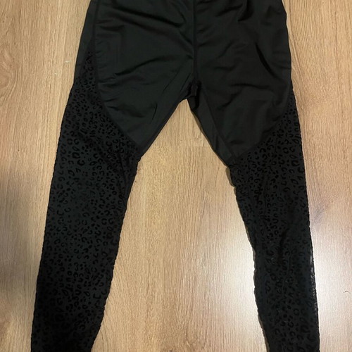 Shein lace leopard leggings size L like new