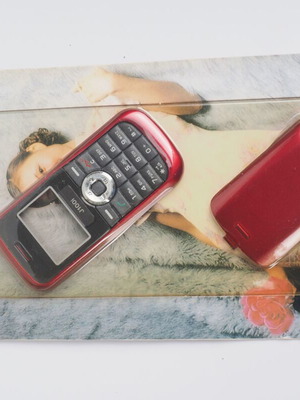 Sony Ericsson J100 Red Faceplate with Buttons and Battery Cover New