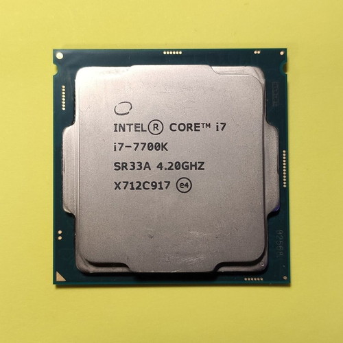 Processor i7 7700k 7th generation socket 1151 used