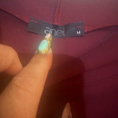 Blouse with pearls unused Anel size M