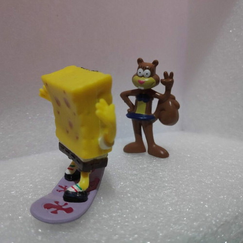 Spongebob Squarepants figure set like new, 8 collectible characters