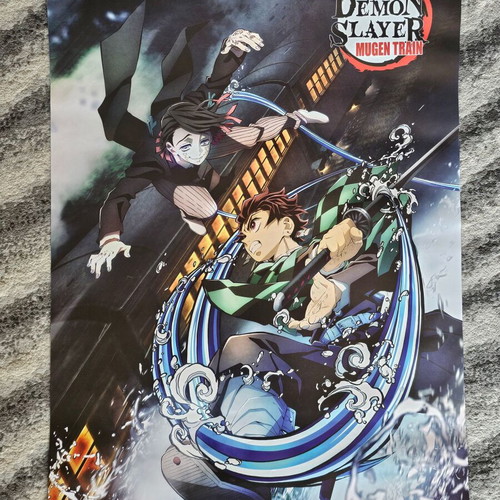 Demon Slayer The Movie Poster like new, Mugen Train