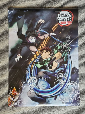 Demon Slayer The Movie Poster like new, Mugen Train