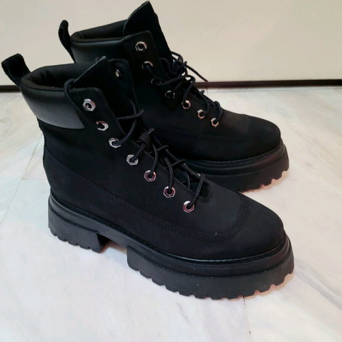Timberland Sky Lace leather boots new, black