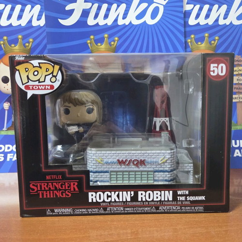 Funko Pop Town #50 Stranger Things Rockin Robin with the Squawk new figure