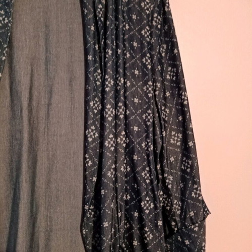 Thin jean-style cardigan like new, blue for spring summer