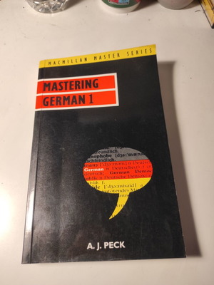 Mastering German 1 book used by Antony J. Peck