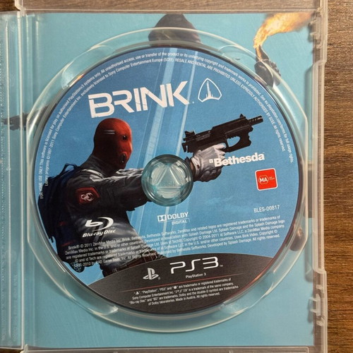Brink PS3 like new
