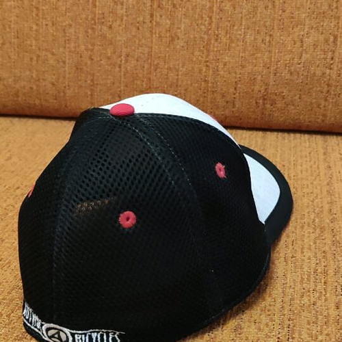 Author Bicycle jockey hat like new, size medium, black and white