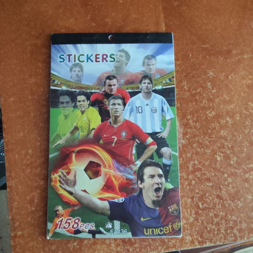Sports stickers, football