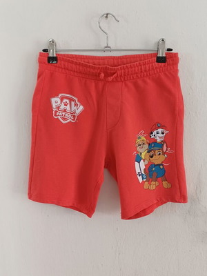 Κόκκινο σορτς Paw Patrol μέγεθος 134 για παιδιά