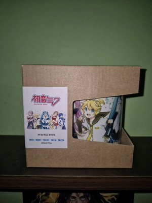Hatsune Miku ceramic cup new, 325ml