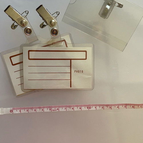 Conference badges like new, set of 5 pieces