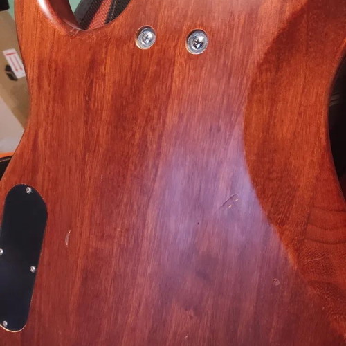 Dean electric bass guitar, 4-string wood top