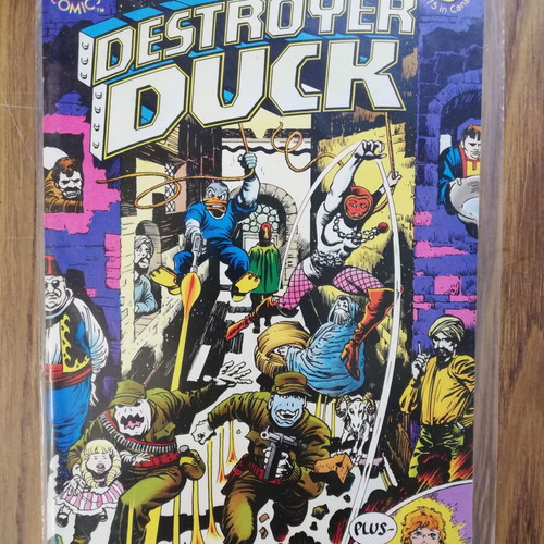 Destroyer Duck comic used