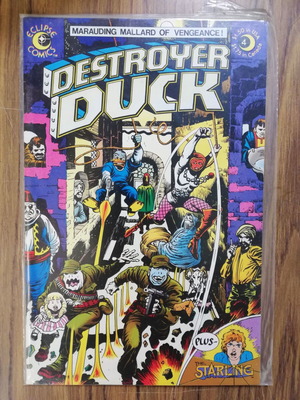 Destroyer Duck comic used