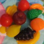 Fruit set for interactive play like new